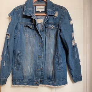 Ripped Jean Jacket